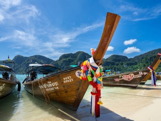 Thailand's Islands longtail boats