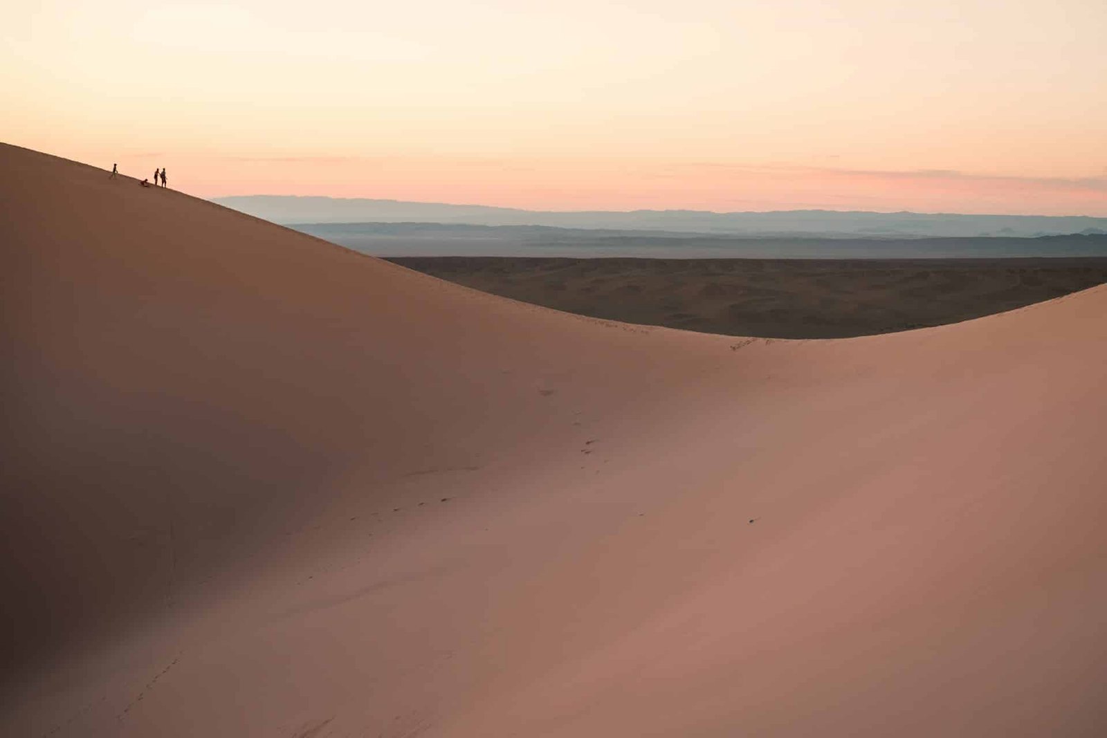 vastness of gobi desert