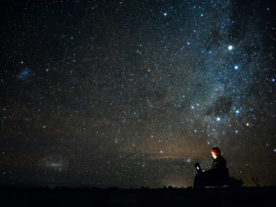 Star gazing in Atacama Desert