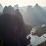 Guilin mountains china visa photo